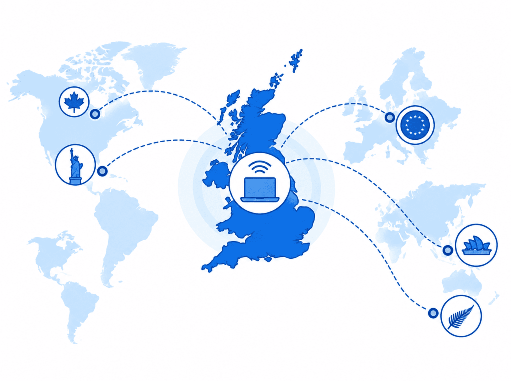 UK-focused, with flexible delivery